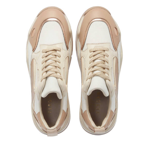 Bej Deri Kadın Sneaker - K24I1AY67196-A25 - Tergan