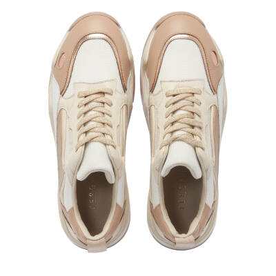 Bej Deri Kadın Sneaker - K24I1AY67196-A25 - 5