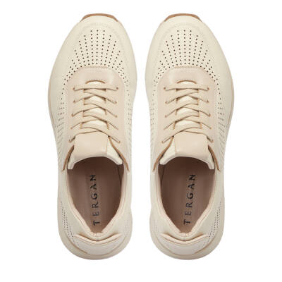 Bej Deri Kadın Sneaker - K24I1AY67296-A25 - 5