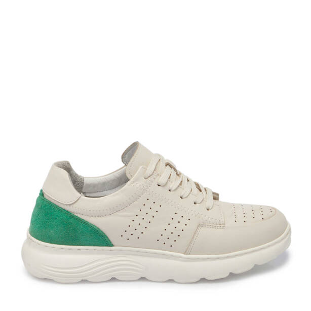 Bej Deri Kadın Sneaker - K24I1AY67297-A25 - 3