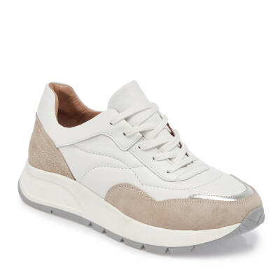  Bej Deri Kadın Sneaker - K24I1AY67304-B79 