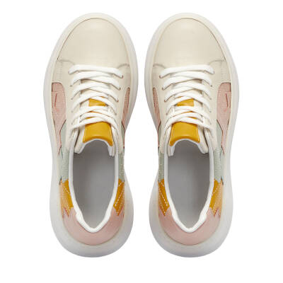 Bej Deri Kadın Sneaker - K24I1AY67306-A25 - 5