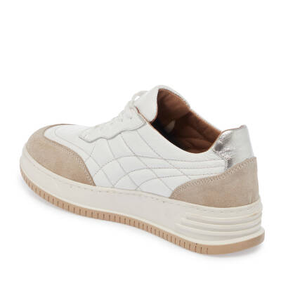  Bej Deri Kadın Sneaker - K24I1AY67346-Q2F - 2
