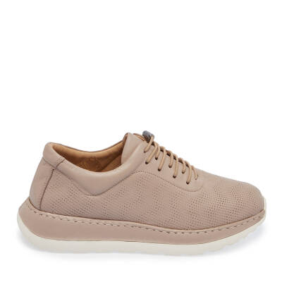 Bej Deri Kadın Sneaker - K24I1AY67360-A59 - 3