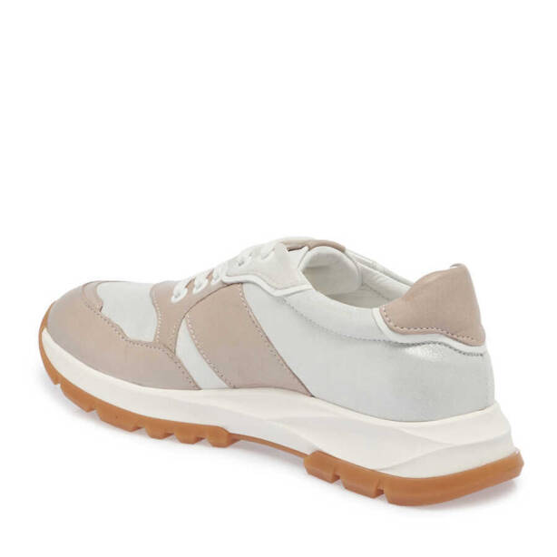 Bej Deri Kadın Sneaker - K24I1AY67494-A25 - 2