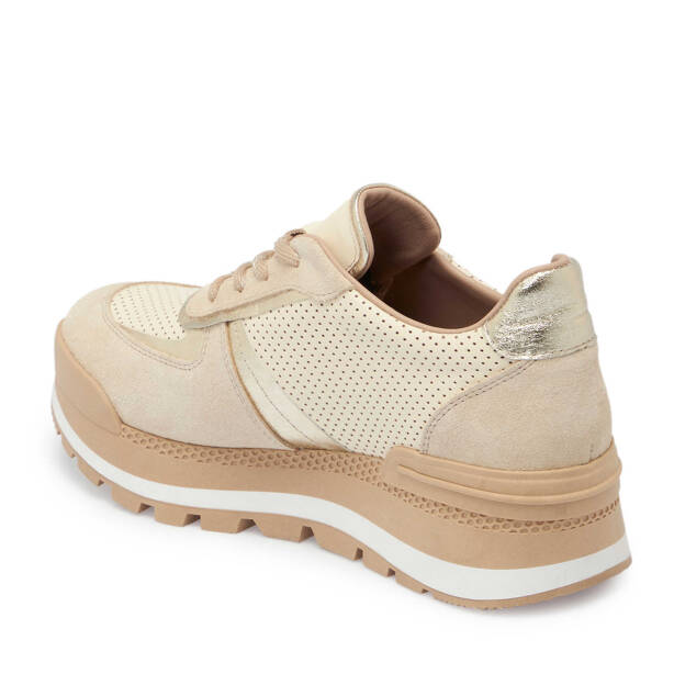 Bej Deri Kadın Sneaker - K24S1AY67521-A25 - 2