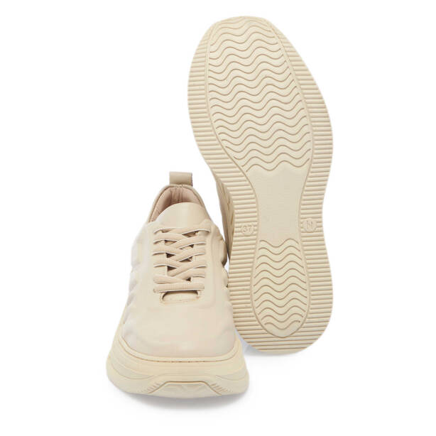 Bej Deri Kadın Sneaker - K24S1AY67552-A25 - 4