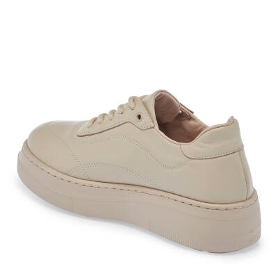 Bej Deri Kadın Sneaker - K24S1AY67554-A25 - 2