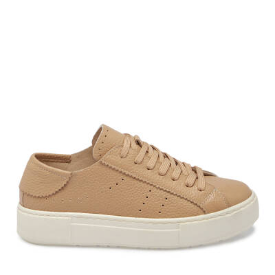 Bej Deri Kadın Sneaker - K24S1AY67575-T8Z - 3