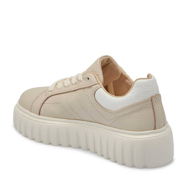 Bej Deri Kadın Sneaker - K24S1AY67595-B19 - 2