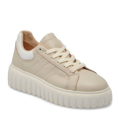  Bej Deri Kadın Sneaker - K24S1AY67595-B19 