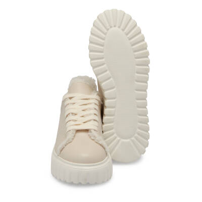 Bej Deri Kadın Sneaker - K24S1AY67596-B19 - 4