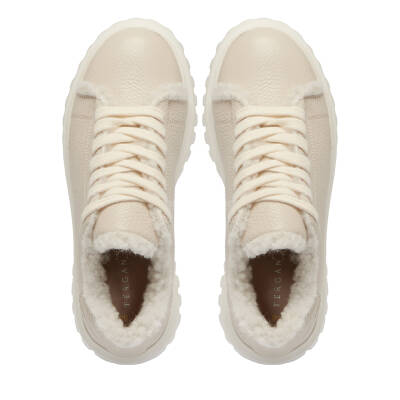 Bej Deri Kadın Sneaker - K24S1AY67596-B19 - 5
