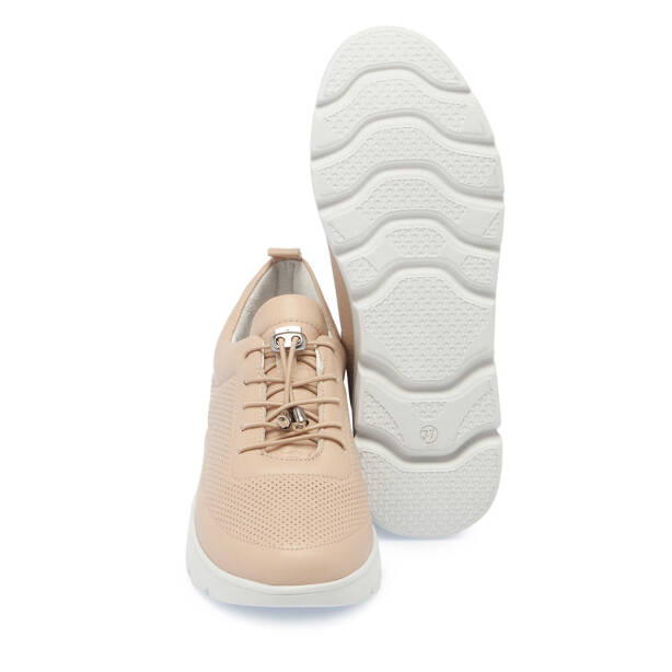 Bej Deri Kadın Sneaker - K25I1AY67822-A25 - 4
