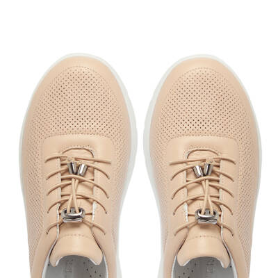 Bej Deri Kadın Sneaker - K25I1AY67822-A25 - 5