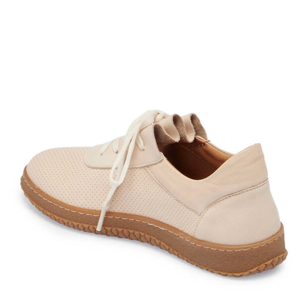 Bej Hakiki Deri Kadın Sneaker - K25I1AY67924-A25 - 3