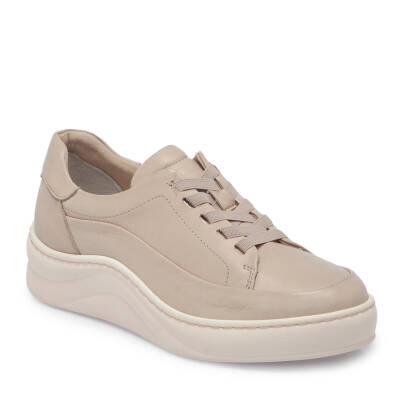 Bej Deri Kadın Sneaker - K25I1AY67939-Q5Q 