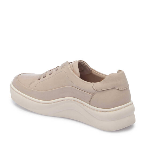 Bej Hakiki Deri Kadın Sneaker - K25I1AY67939-Q5Q - 3