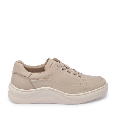 Bej Deri Kadın Sneaker - K25I1AY67939-Q5Q - 3
