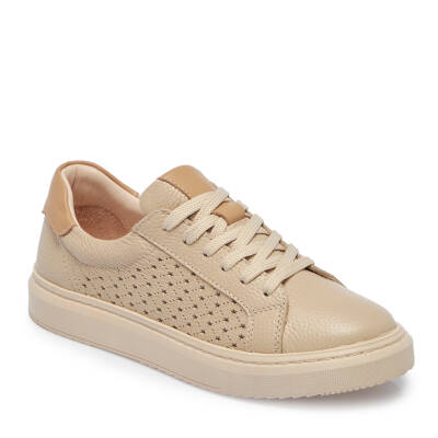 Bej Deri Kadın Sneaker - K25I1AY67949-B19 