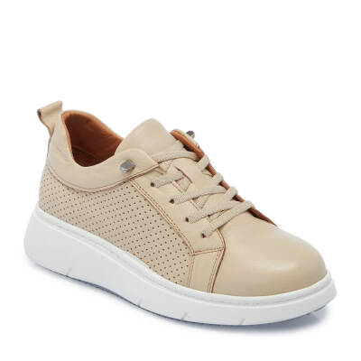Bej Deri Kadın Sneaker - K25I1AY67995-A25 - 1