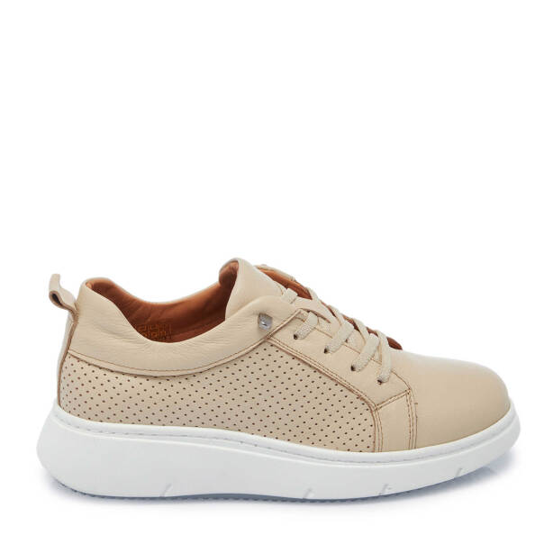 Bej Deri Kadın Sneaker - K25I1AY67995-A25 - 3