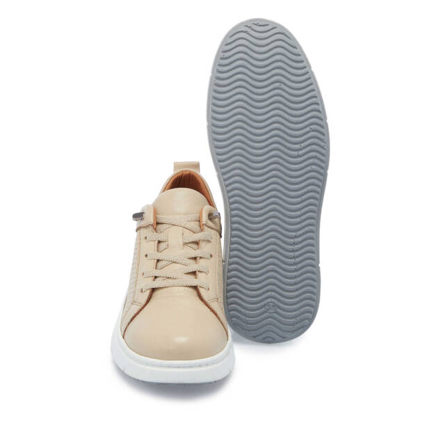 Bej Deri Kadın Sneaker - K25I1AY67995-A25 - 4
