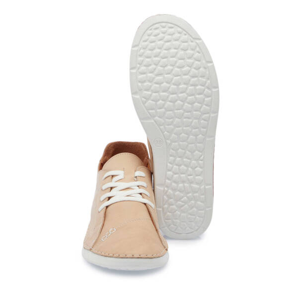 Bej Hakiki Deri Kadın Sneaker - K25I1AY68013-A25 - 4