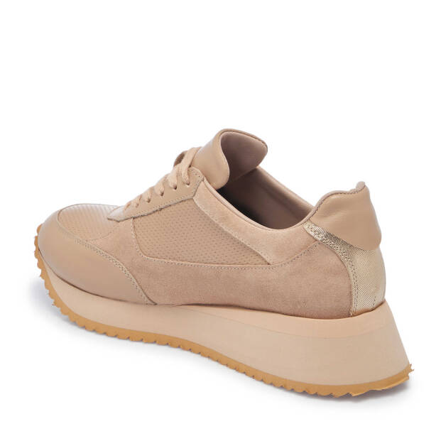 Bej Deri Kadın Sneaker - K25I1AY68039-A25 - 2