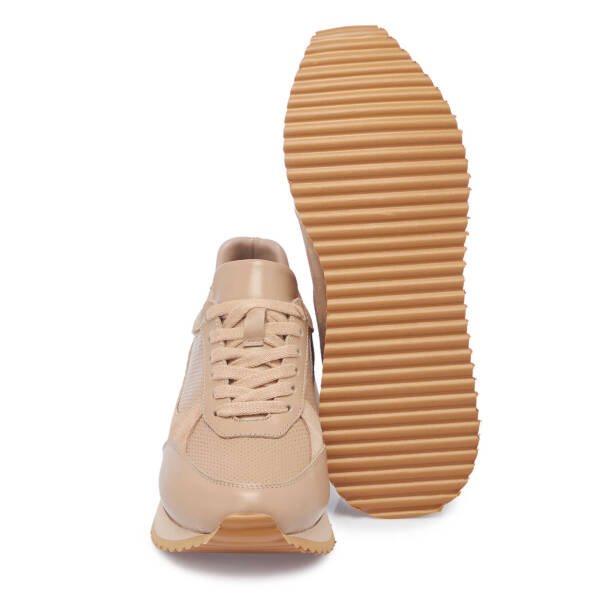 Bej Deri Kadın Sneaker - K25I1AY68039-A25 - 4