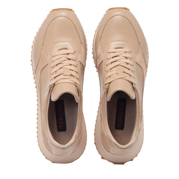 Bej Deri Kadın Sneaker - K25I1AY68039-A25 - 5