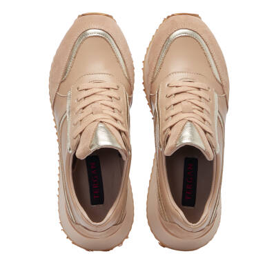 Bej Deri Kadın Sneaker - K25I1AY68053-A25 - 5