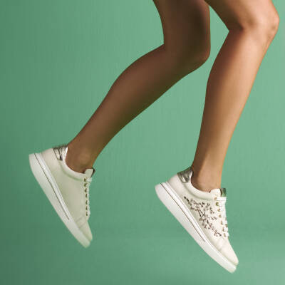 Bej Deri Kadın Sneaker - K25I1AY68096-A25 