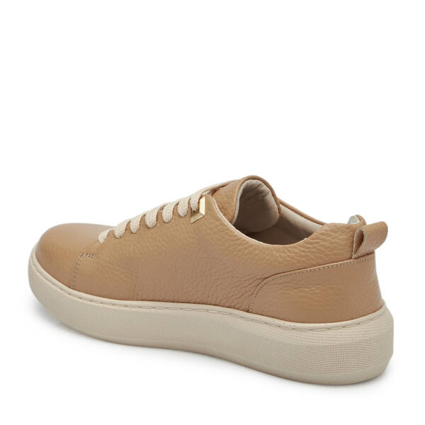 Bej Hakiki Deri Kadın Sneaker - K25S1AY68140-T8Z - 3