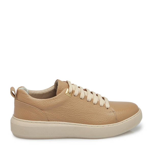 Bej Hakiki Deri Kadın Sneaker - K25S1AY68140-T8Z - 1