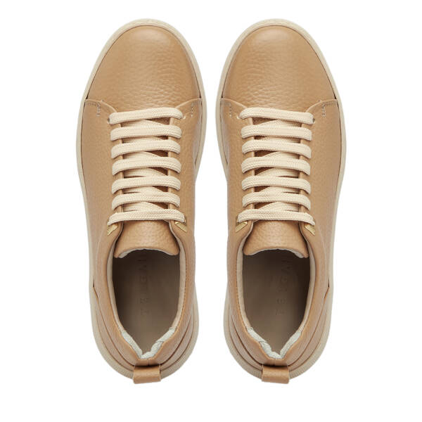 Bej Hakiki Deri Kadın Sneaker - K25S1AY68140-T8Z - 5