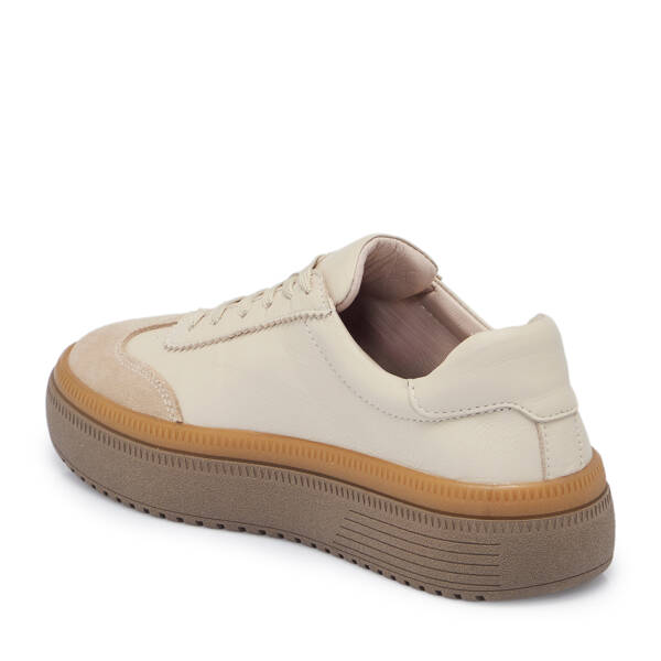 Bej Deri Kadın Sneaker - K25S1AY68168-A25 - 2