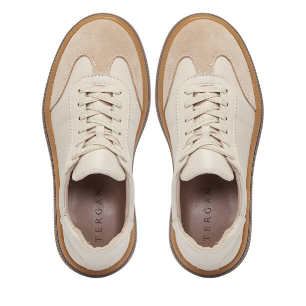 Bej Deri Kadın Sneaker - K25S1AY68168-A25 - 5