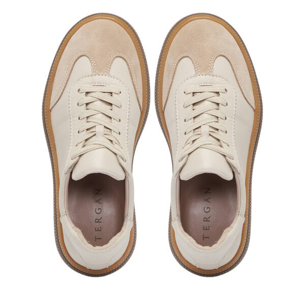 Bej Deri Kadın Sneaker - K25S1AY68168-A25 - 5