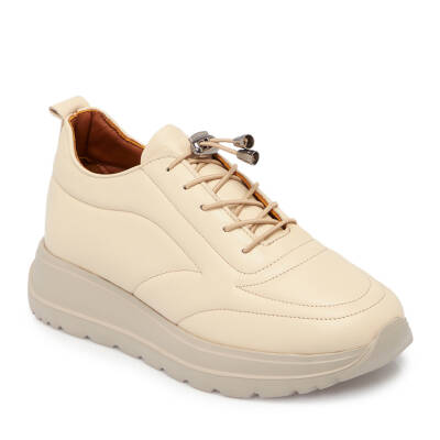 Bej Deri Kadın Sneaker - K25S1AY68169-A25 