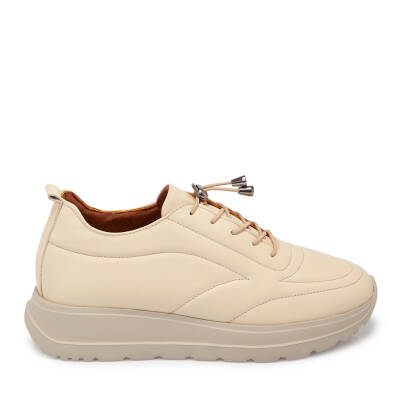 Bej Deri Kadın Sneaker - K25S1AY68169-A25 - 3