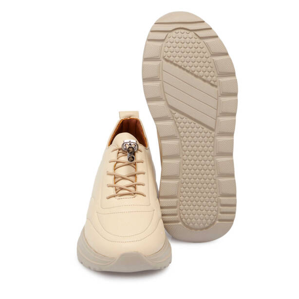 Bej Deri Kadın Sneaker - K25S1AY68169-A25 - 4