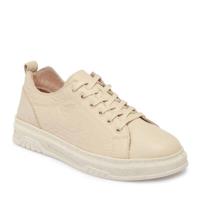 Bej Deri Kadın Sneaker - K25S1AY68174-A25 - 1