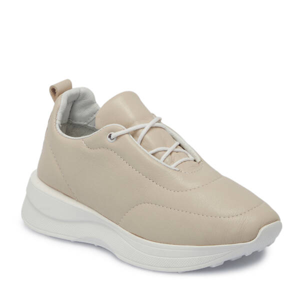 Bej Deri Kadın Sneaker - K25S1AY68201-A25 - 1