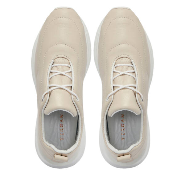 Bej Deri Kadın Sneaker - K25S1AY68201-A25 - 5