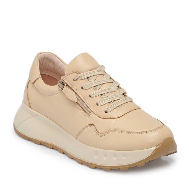 Bej Deri Kadın Sneaker - K25S1AY68230-A25 