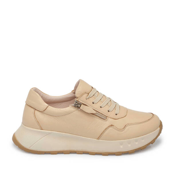 Bej Deri Kadın Sneaker - K25S1AY68230-A25 - 3
