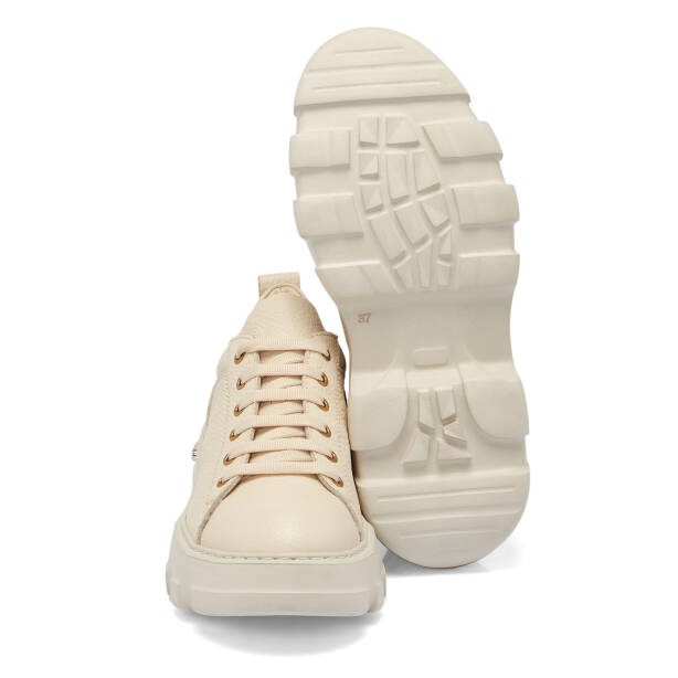 Bej Deri Kadın Sneaker - K25S1AY68316-A25 - 4
