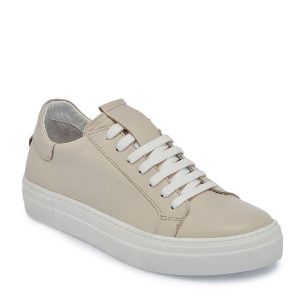 Bej Deri Kadın Sneaker - K25S1AY68368-A25 