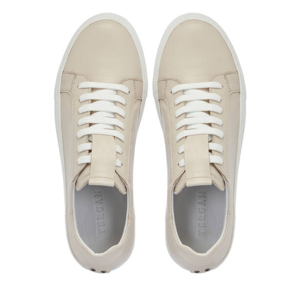 Bej Deri Kadın Sneaker - K25S1AY68368-A25 - 5